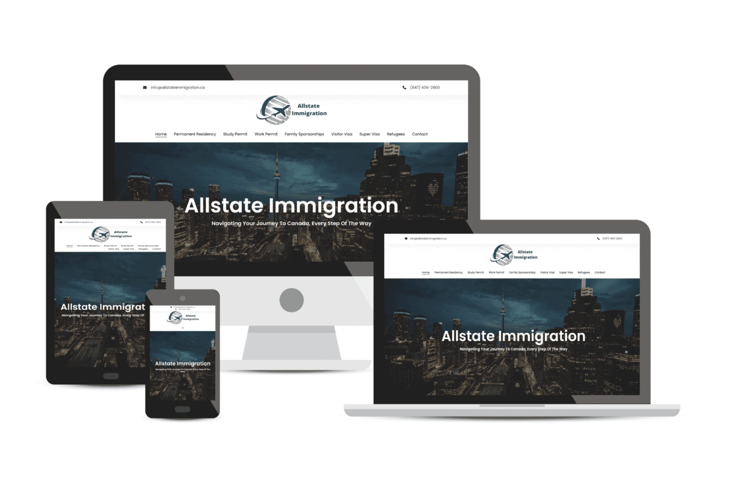 Allstate Immigration Orange County Consulting Group Website Portfolio